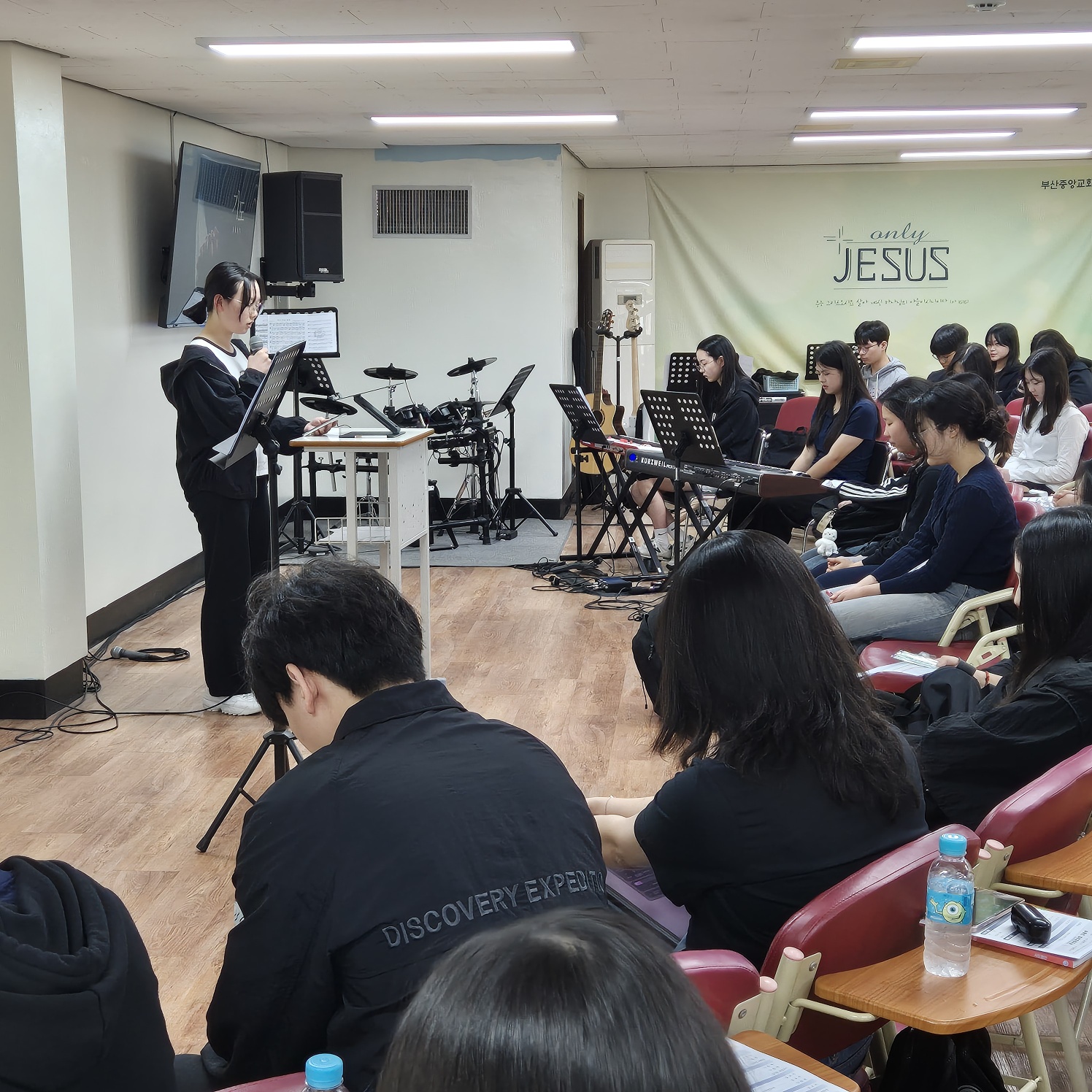 KakaoTalk_20240506_004247485_01.jpg : 5/5 고등부 예배 사진입니다