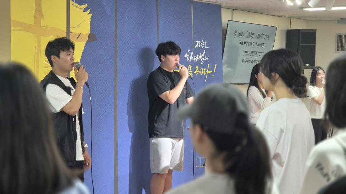 20250615_111541.jpg : 6월 15일 고등부 예배 사진입니다~
