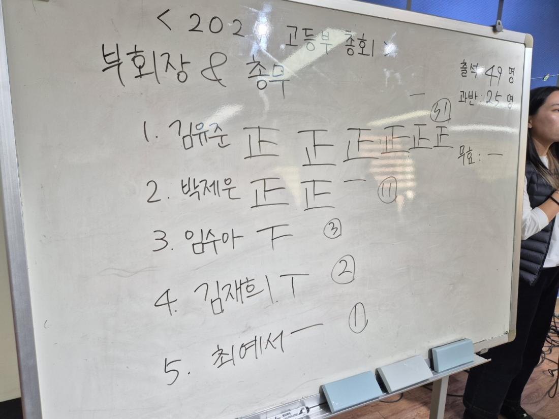 KakaoTalk_20241224_012101400_14.jpg : 12월 22일 고등부 예배 사진입니다