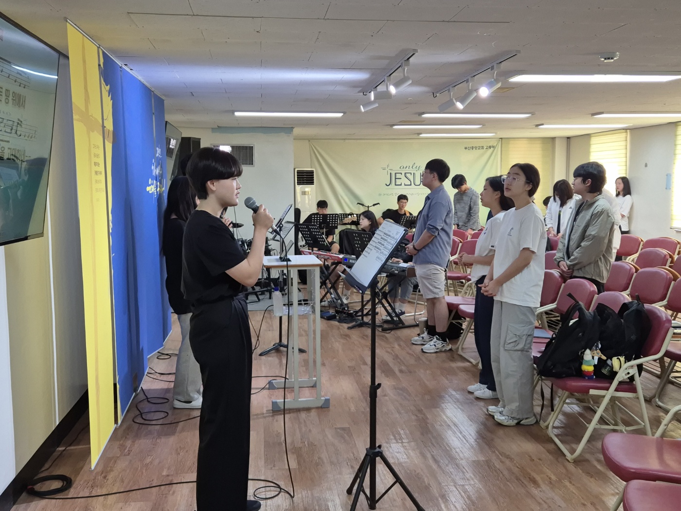 KakaoTalk_20240930_222930553.jpg : 9월 29일 고등부 예배 사진입니다