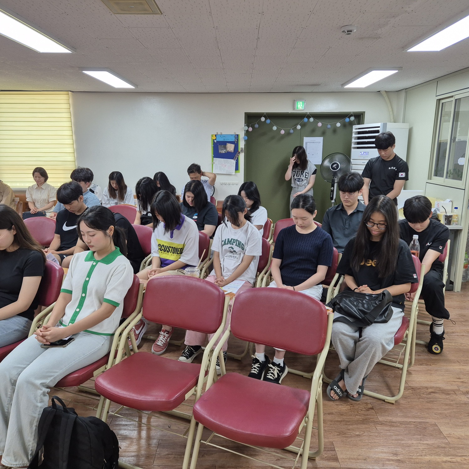 KakaoTalk_20240728_230804781_08.jpg : 7월 28일 고등부 예배 사진입니다